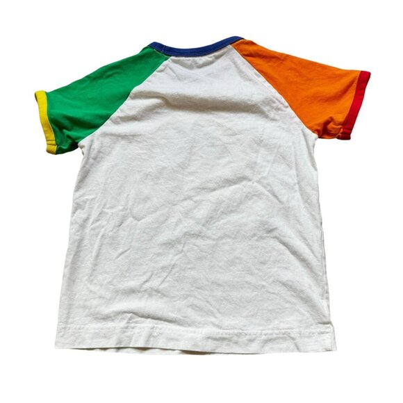 Little Bird By Jools Rainbow Raglan Tee 7/8 - Picture 6 of 6